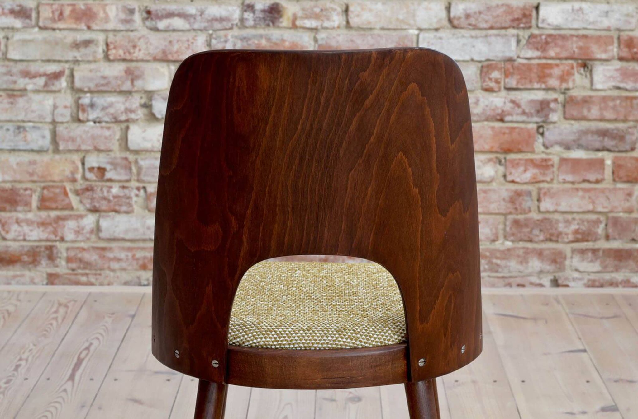 Set of 6 Dining Chairs by Oswald Haerdtl, Reupholstered in Kvadrat Fabric