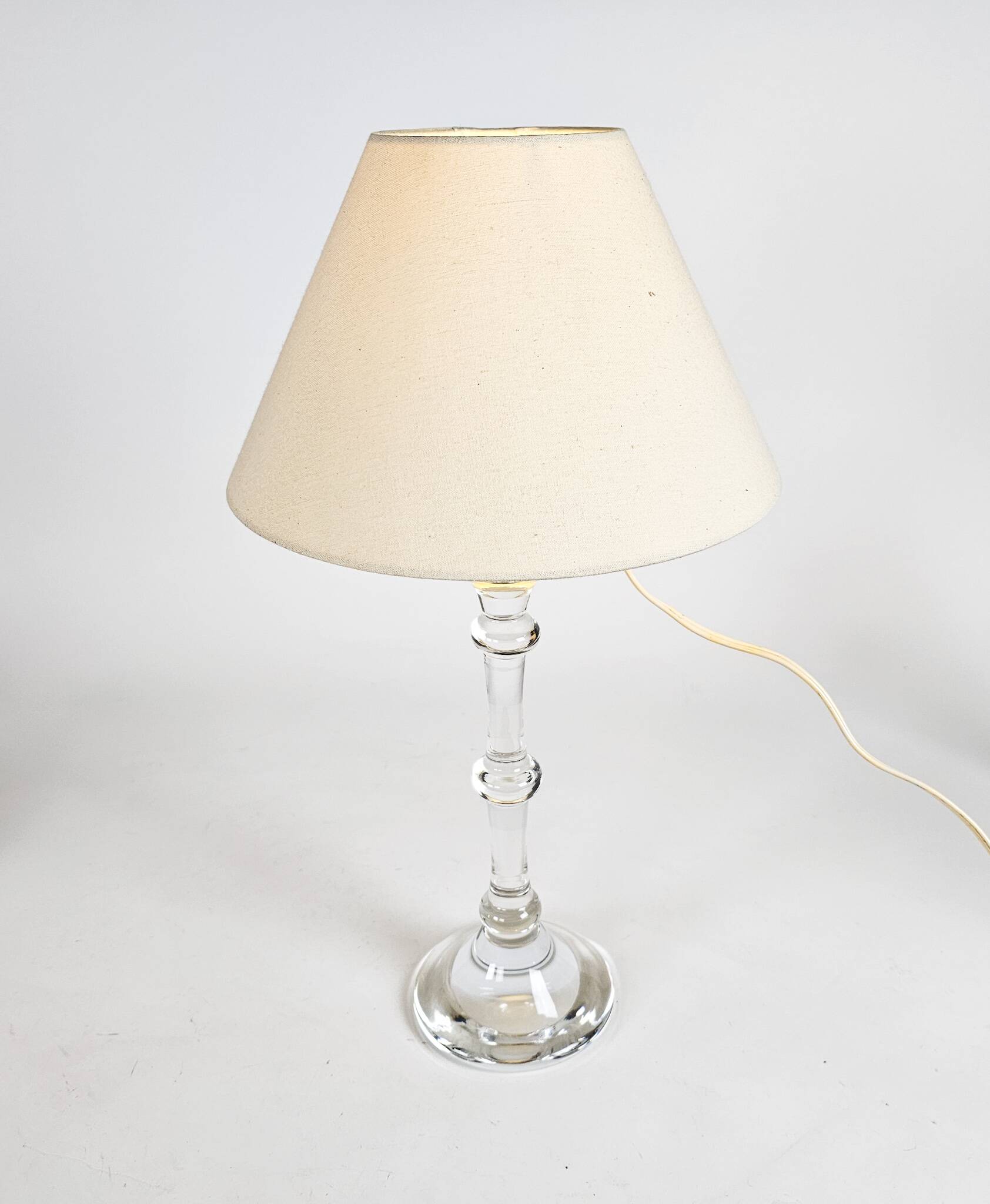 Ingo Maurer pour Vall St Lambert - lampe de table - soufflée à la bouche - années 1960
