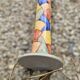 Large Harlequin Lamp Base Signed Jean-Claude Monange