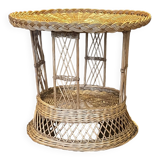 rattan coffee table