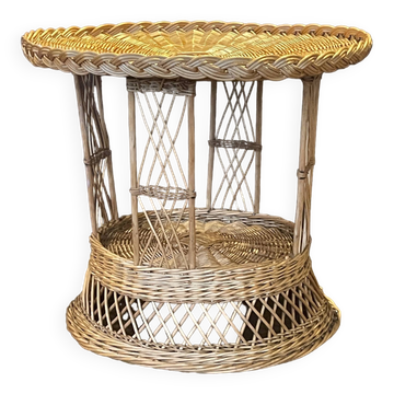 table basse rotin