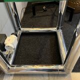 70's chrome design floor lamp shelf