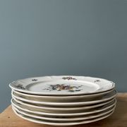 Set of 7 flat plates villeroy and boch vieux strasbourg