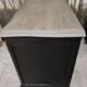 Antique black patinated chest of drawers