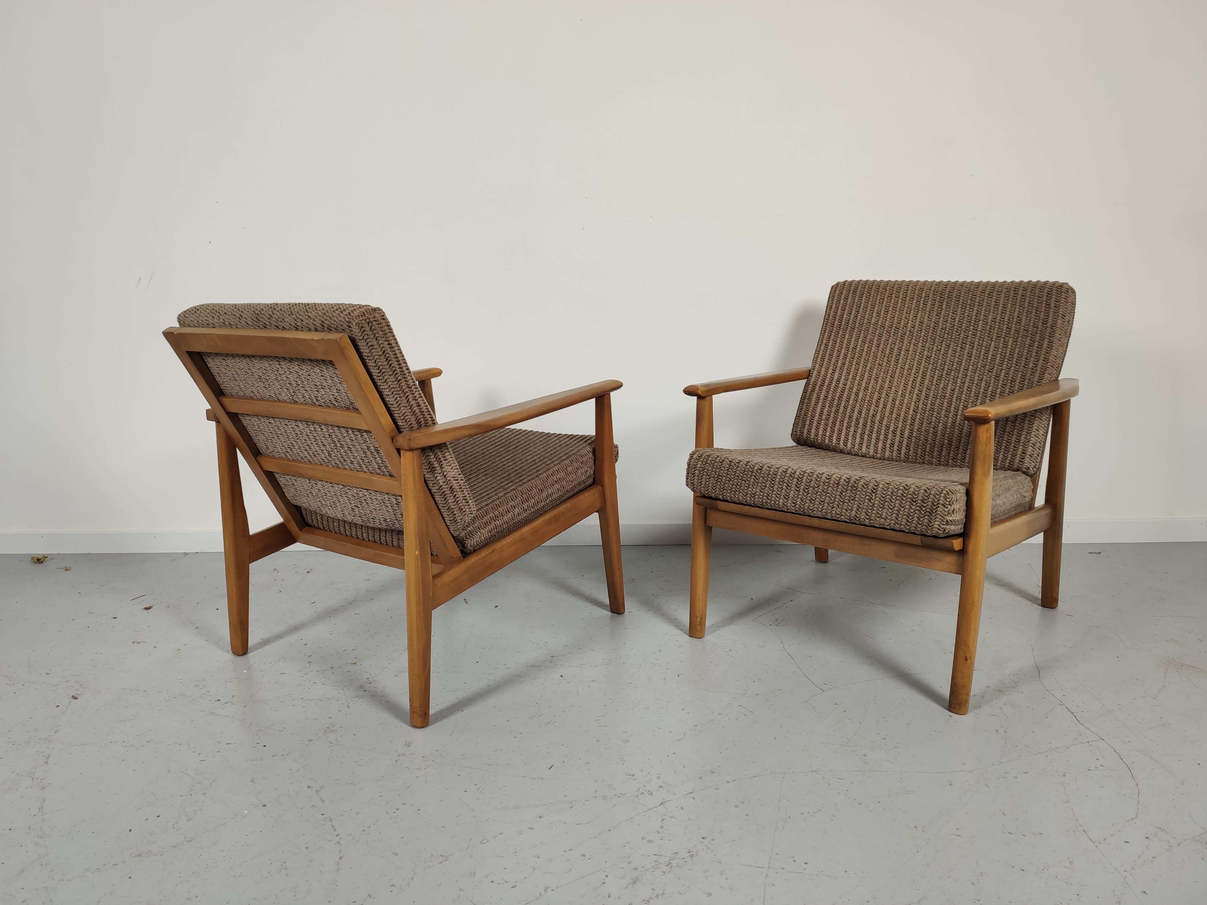 Pair of vintage Scandinavian armchairs