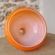 Abat jour vintage orange
