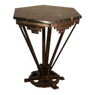 Art deco pedestal table