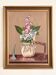 Old Oil Painting on Canvas Still Life Flower Bouquet Framed