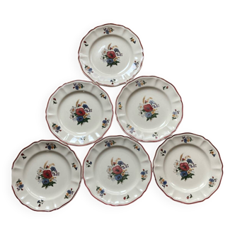 Rustic dessert plates from Sarreguemines
