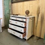 Patinated chest of drawers