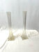 Pair of large glass soliflore vase