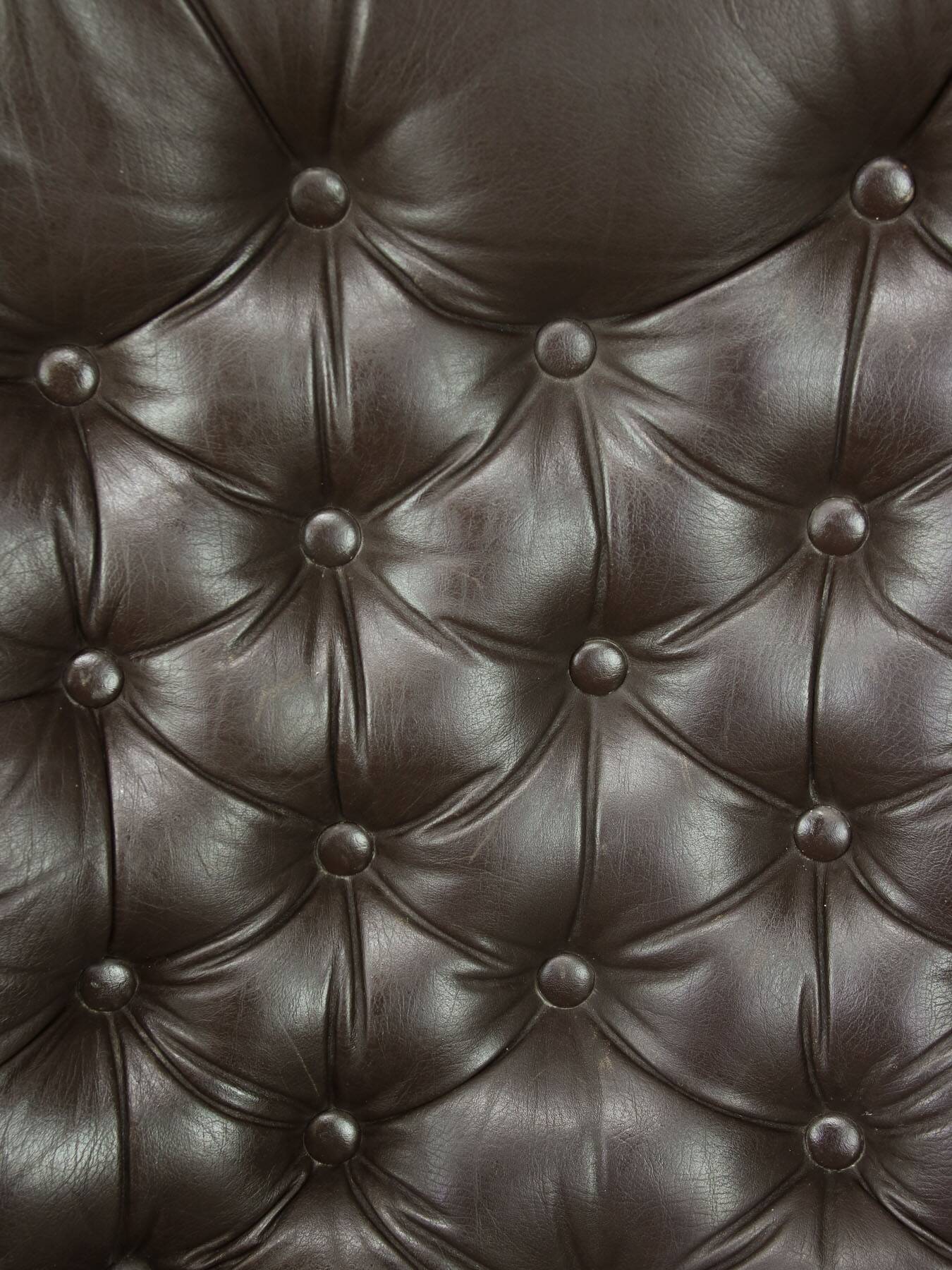 Luxurious Lounge Armchair in Leather, 1970s