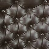 Fauteuil de salon luxueux en cuir, années 1970