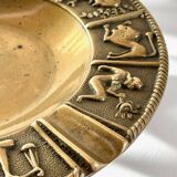 CENDRIER Signes du Zodiaque BRONZE Vintage