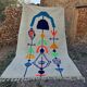 Handmade natural Berber rug 3x2 m