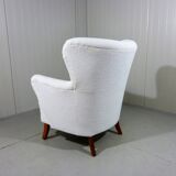 Boucle armchair lounge chair Sweden, 1950’s