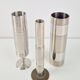 Brutalist Sculptural Metal and Brass Vases from BMF, Germany, 1960s, Set of 3