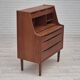 1960s, Danish chest of drawers, original condition, foldable mirror, solid teak wood.