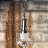 Mazzega pendant lamp in Murano glass 70s, Italy