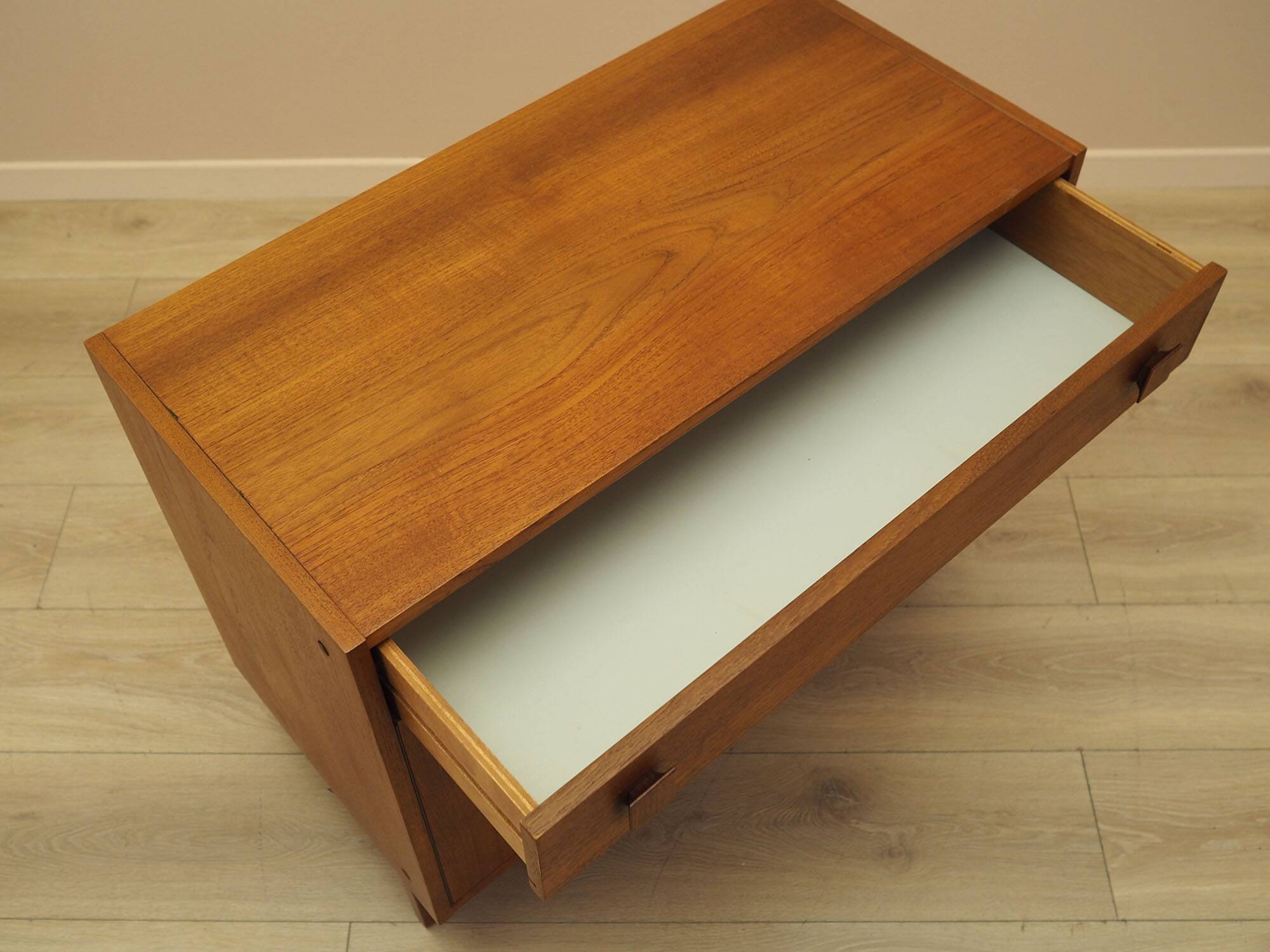 Danish Veneered Cabinet with Drawer, 1960s