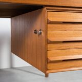Mid-century modern teak desk by Torbjørn Afdal for Bruksbo, 1960s