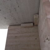 Travertine coffee table