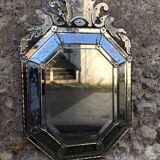 Venetian mirror XIXth 120 x 74 cm