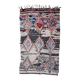 Tapis Marocain Boucherouite coloré - 159 x 265 cm