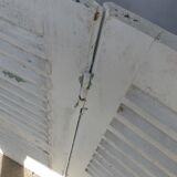 Set of 3 shutters louvers shabby height 123 cm