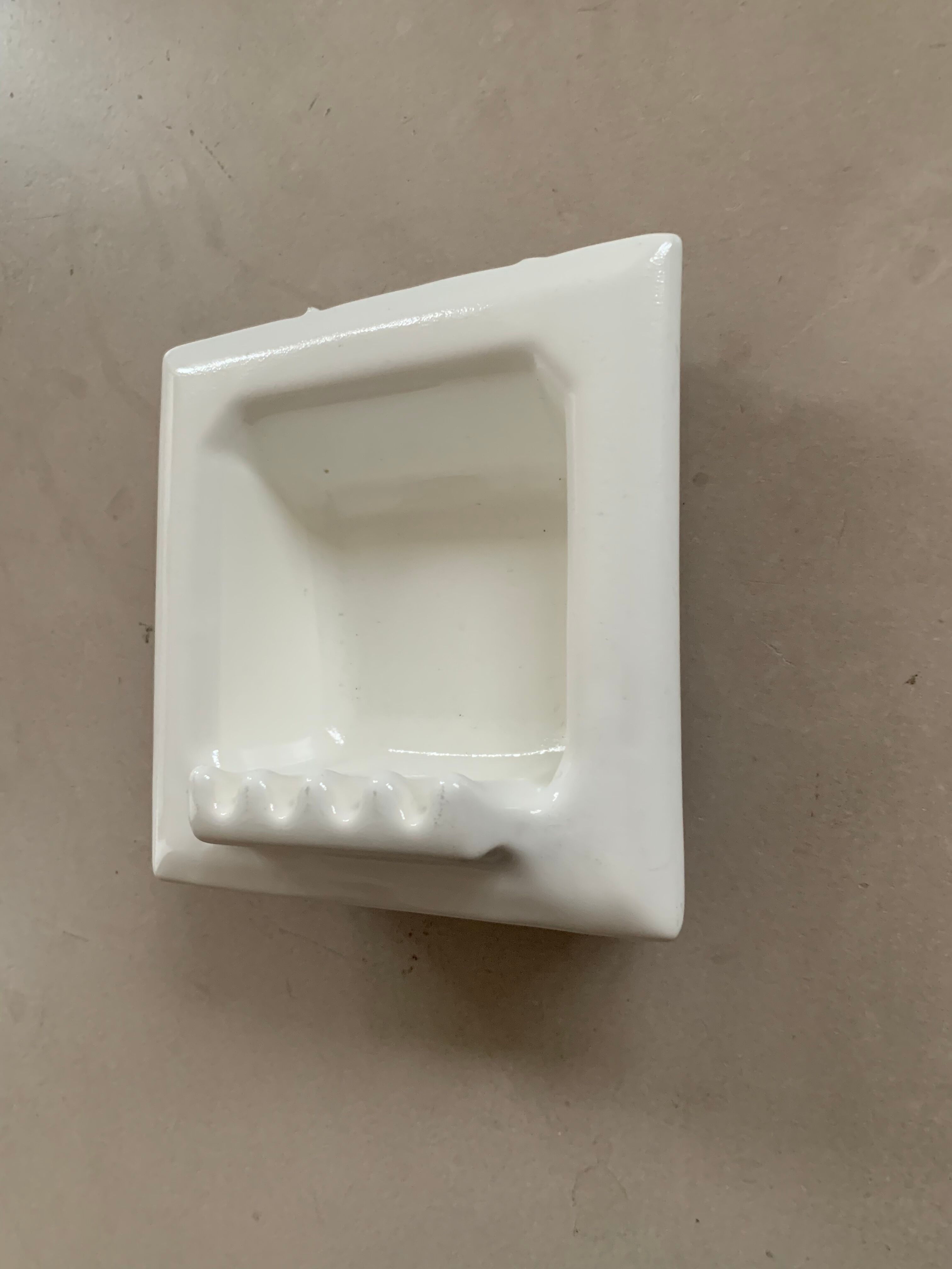 Old Art Deco wall soap dish