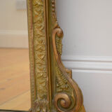 Victorian giltwood wall mirror - 112x121cm