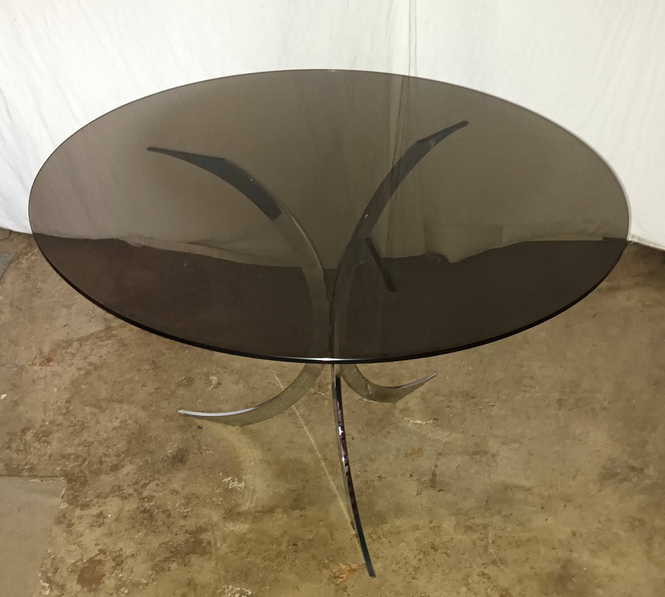 Boris Tabacoff's round table for Christofle, 1970s.