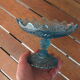 Blue molded glass display cup - Geoge Sand, 19th