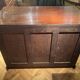 19th Century Italian Empire Mahogany Commode 2-Doors Cabinet
