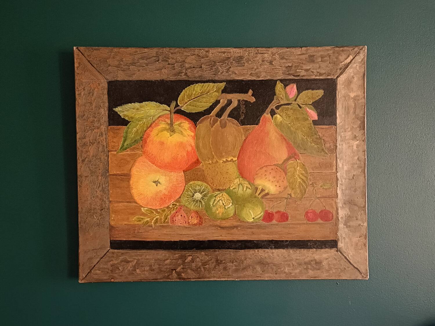 Still life, oil on canvas, signed