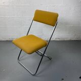 Mustard yellow folding chair