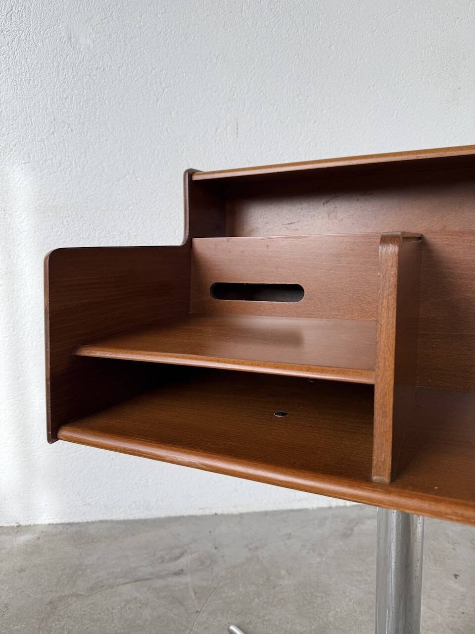 Meuble console ou petit bureau Fimsa Roma Italy teck