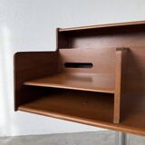 Fimsa Roma Italy teak console or small desk