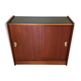 Vintage storage furniture sliding doors