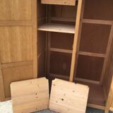 Paris wardrobe raw wood