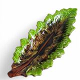 Mid-Century Majolica Centerpiece by Vallauris, Handmade, 1950s France