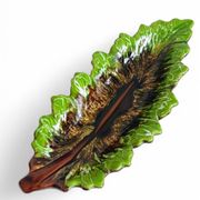 Mid-Century Majolica Centerpiece by Vallauris, Handmade, 1950s France