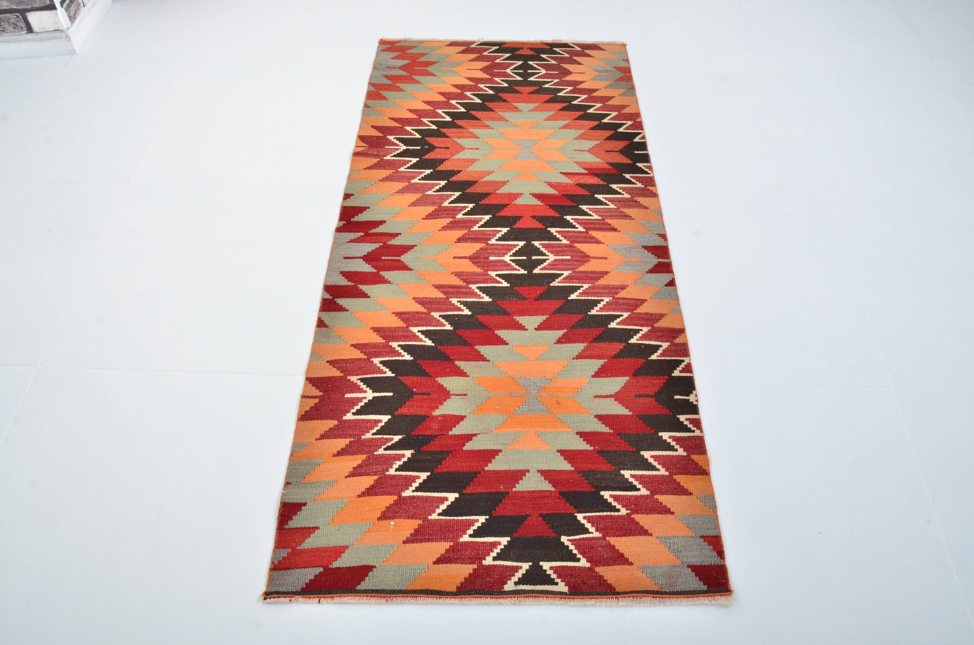 Geometric Anatolian Decorative Kilim Rug sku 3405