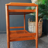 Mid century danish vintage hostess serving drinks trolley in teak