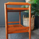 Mid century danish vintage hostess serving drinks trolley in teak