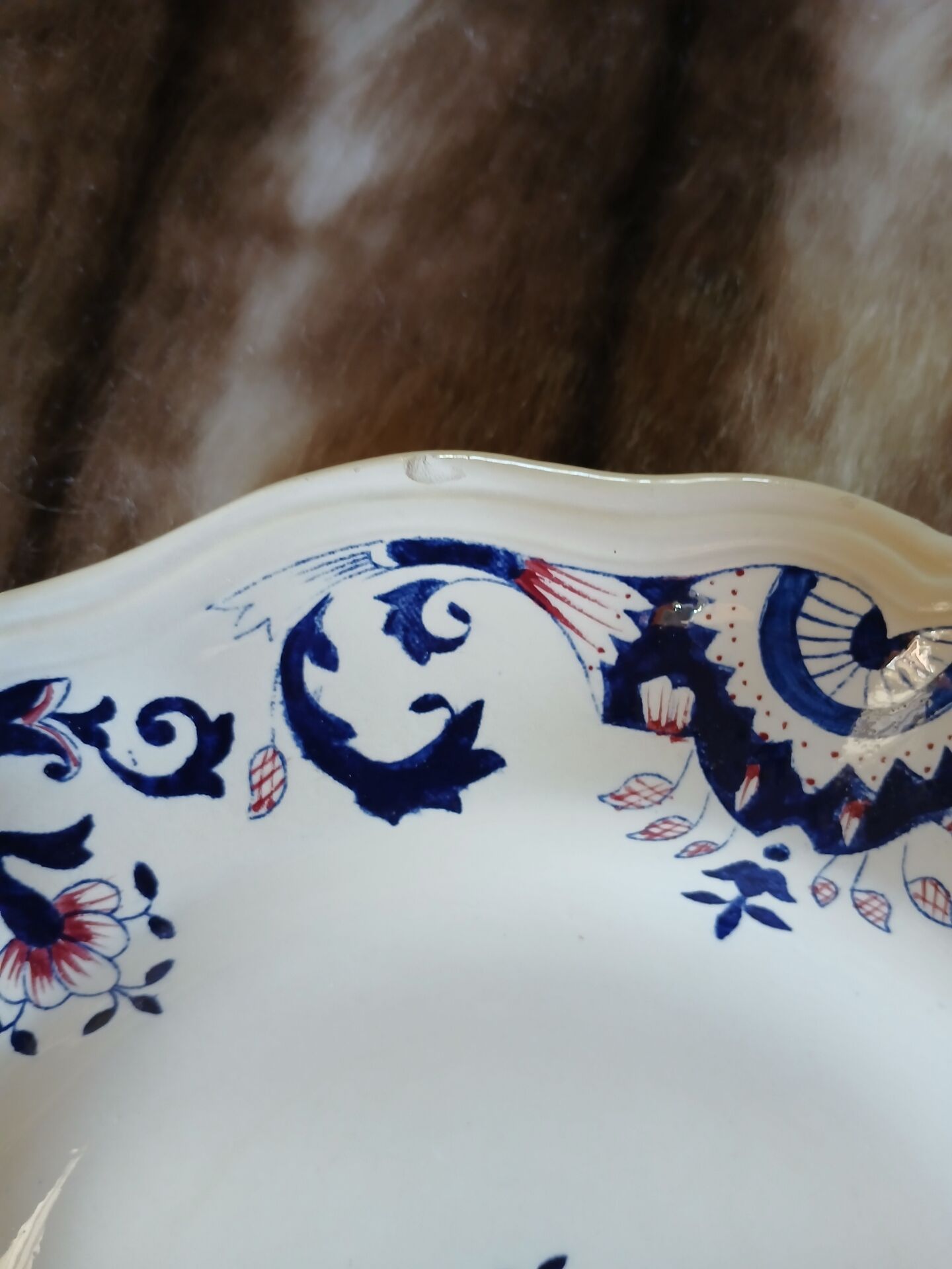 11 assiettes creuses "Rouennais " de Longchamp 
