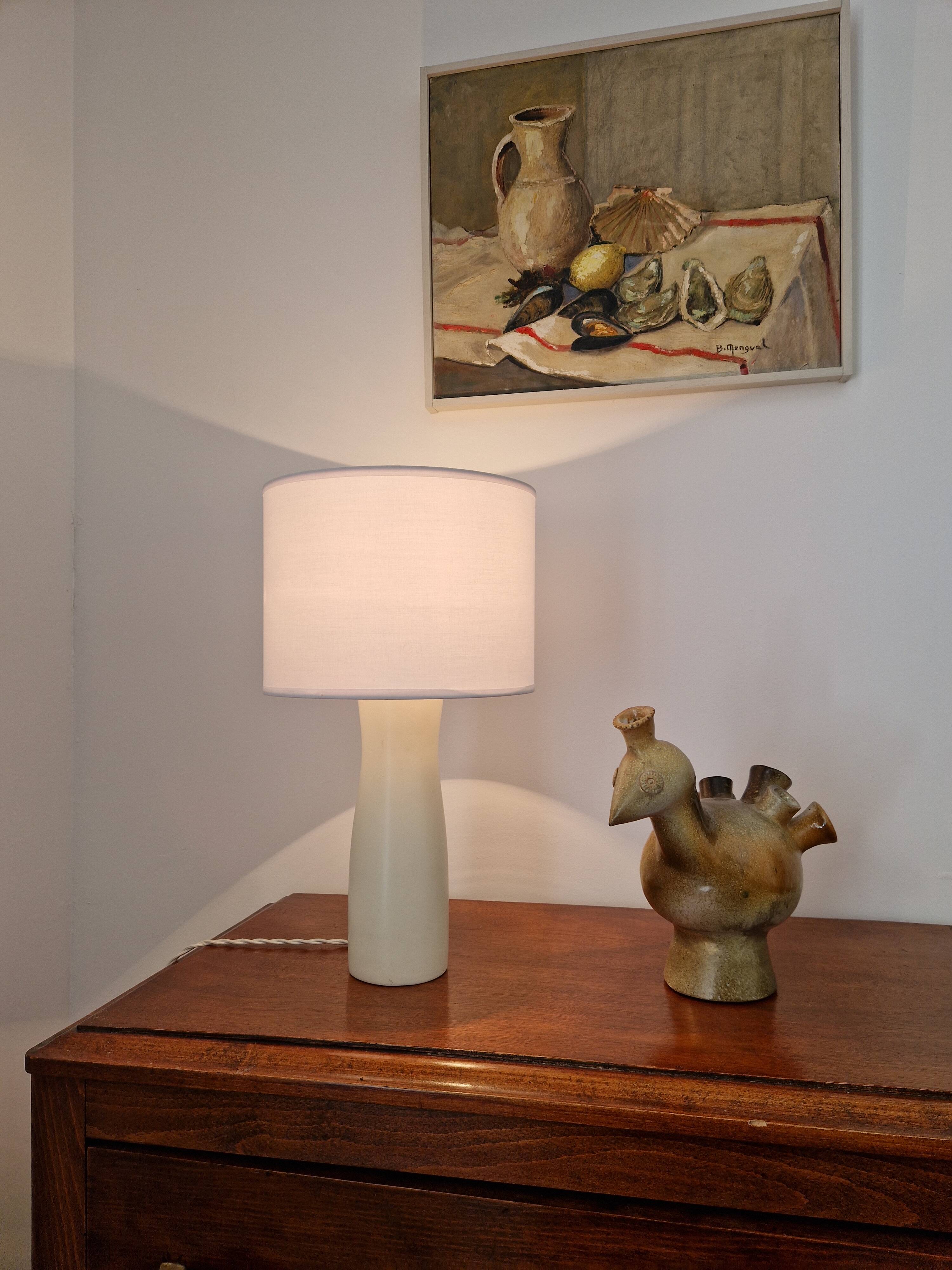 Vintage ceramic lamp base from the 60s