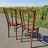Set of 2 canning chairs Michael Thonet Model 56