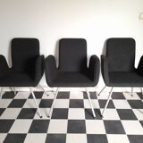 Set of 3 Patrick 90s Mia Gammelgaard chairs