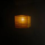 Vintage Mid Century "45X" Ceiling Paper Pendant Lamp Isamu Noguchi, 1970s